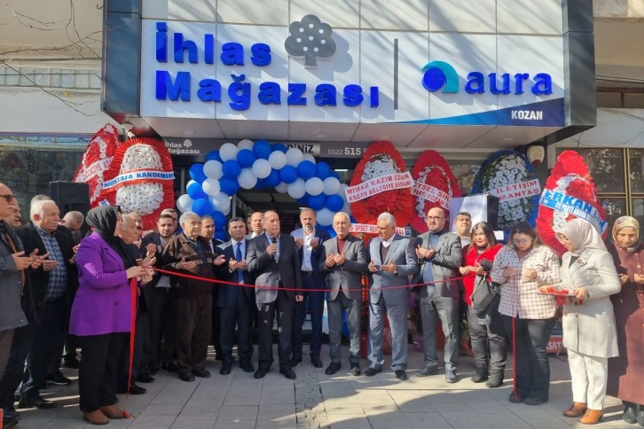 İhlas Mağazası'nın 162'nci şubesi Kozan’da açıldı