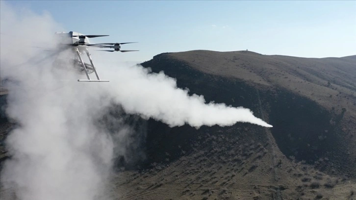 Silahlı drone Songar evcil roketleri ateşledi