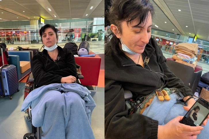 Tedavi ümidiyle kandırılan engelli kadın, Fransa'da havaalanına sığındı
