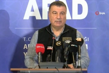 AFAD Deprem ve Risk Azaltma Müdürü Tatar: 'Artçı sarsıntı sayısı 6 bin 40’a ulaştı'