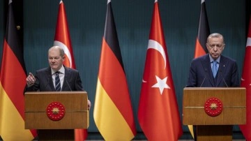 Almanya'nın Türkiye'ye ambargosu soruldu! Scholz'un karşılık veremedi