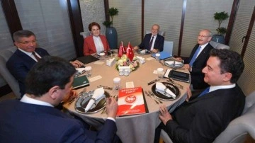 Altılı masanın cumhur reisi talibi Kemal Kılıçdaroğlu oldu