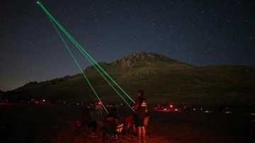 "Antalya Gökyüzü Gözlem Etkinliği"nde katılımcılar meteorit yağmuruna odaklandı