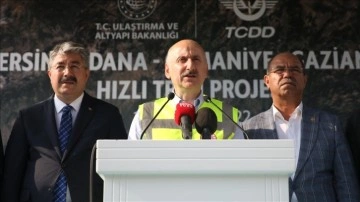 Bakan Karaismailoğlu, Osmaniye'de aceleci katar projesinin tünel imal çalışmasını inceledi