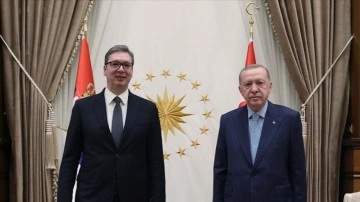 CANLI: Cumhurbaşkanı Erdoğan: Sırbistan'la tecim hacminde gayemiz 5 bilyon doları yakalamak