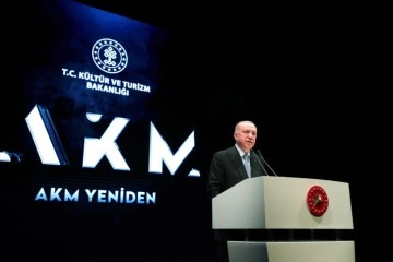 Cumhurbaşkanı Erdoğan AKM'nin açılış töreninde konuştu