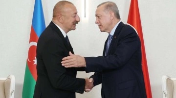 Cumhurbaşkanı Erdoğan, İlham Aliyev ile birlikte araya geldi