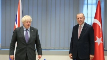 Cumhurbaşkanı Erdoğan, İngiltere Başbakanı Johnson'la telefonda görüştü