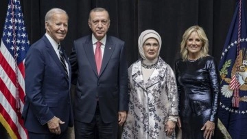 Cumhurbaşkanı Erdoğan, Joe Biden'ın liderlere verdiği yemeğe katıldı