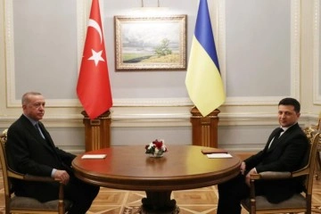 Cumhurbaşkanı Erdoğan, Ukraynalı mevkidaşı Zelenskiy ile görüştü