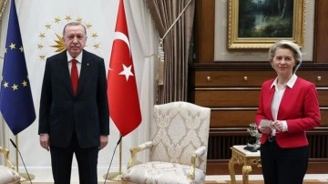 Cumhurbaşkanı Erdoğan, Ursula von der Leyen ile görüştü