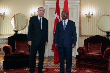 Cumhurbaşkanı Erdoğan ve Angola Devlet Başkanı Lourenço beraberce görüştü