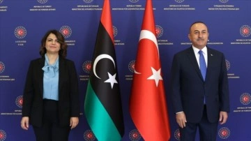 Dışişleri Bakanı Çavuşoğlu, Libyalı mevkidaşı Manguş'la müşterek araya geldi
