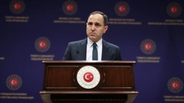 Dışişleri Sözcüsü Bilgiç'ten Macron'un Türkiye'yi erek düzlük laflarına tepki