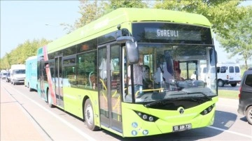Elektrikli otobüsler TEKNOFEST ile geçici taşımaya başladı