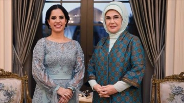 Emine Erdoğan, El Salvador First Lady'si Bukele ile birlikte araya geldi