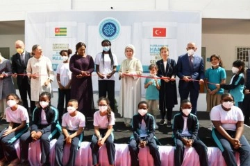Emine Erdoğan, Togo'da Türkiye Maarif Vakfı Eğitim Kampüsü'nün açılışına katıldı