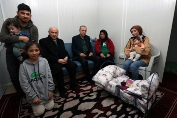 Erdoğan ve Bahçeli'nin konteynerde ziyaret etmiş olduğu Aksu ailesi İHA’ya konuştu