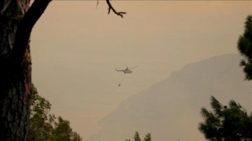Gece görüşlü helikopterler önceki kere Datça'daki orman yangınında kullanılacak