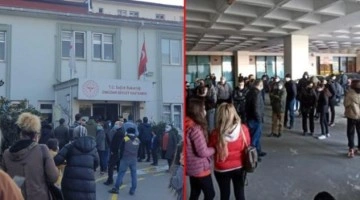 Görüntü İstanbul'dan! Vakalar 54 bini aştı, şifahane uğrunda sonu görünmez pöçük oluştu