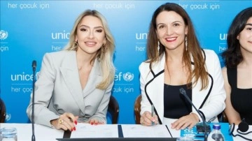 Hadise, UNICEF Türkiye'nin bebek dulda programlarının sözcülüğüne atandı