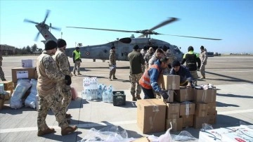 İncirlik Üssü'nden Türk ve ecnebi dünya askerlerinin dayanışmasıyla depremzedelere yardım