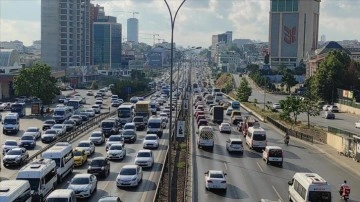 İstanbul trafiğinde bayram tatili öncesinde yoğunluk yaşanıyor