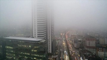 İstanbul’da birtakımı noktalarda derin sis sansasyonel oldu