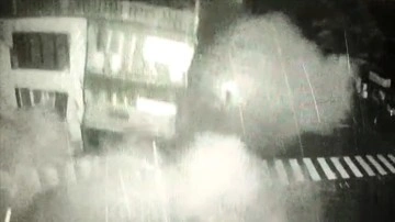 Kahramanmaraş'taki 6 Şubat'ta meydana mevrut depremin sertliği güvenlik kameralarında