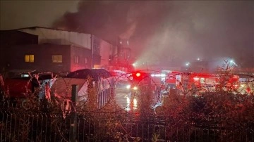 Kocaeli’de ortak fabrikada çıkan yangın söndürüldü