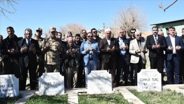 Mardin'de PKK'lı teröristlerce 36 sene önceki şehit edilen 8 isim törenle anıldı