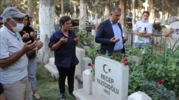 Merhum Vali Recep Yazıcıoğlu Aydın'daki kabri başlangıcında anıldı