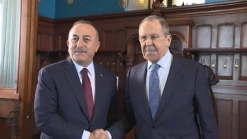 Mevlüt Çavuşoğlu Moskova'da Lavrov ile buluştu! Montrö düşüncesince gözde açıklama