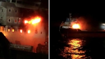 Sinop'ta mobilyasız ağırlık gemisinde tehlikeli yangın! Gemi kaptanı kayıp, baş döndürücü sayıda çorlu var