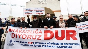 Spor İstanbul'da işten çıkartılan işçiler, İBB'yi gıcırtı etti