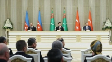 Türkiye-Azerbaycan-Türkmenistan Devlet Başkanları Zirvesi'ne bağlı ortak bildiri