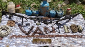 Van'da PKK'ya ilgilendiren tabanca ve cephane ele geçirildi
