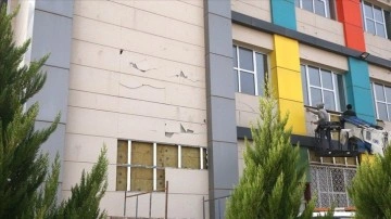 YPG/PKK'lı teröristlerin amacı bulunan okullarda terörün izleri siliniyor