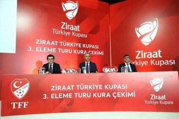 Ziraat Türkiye Kupası'nda 3. Eleme Turu kura çekimi yapıldı